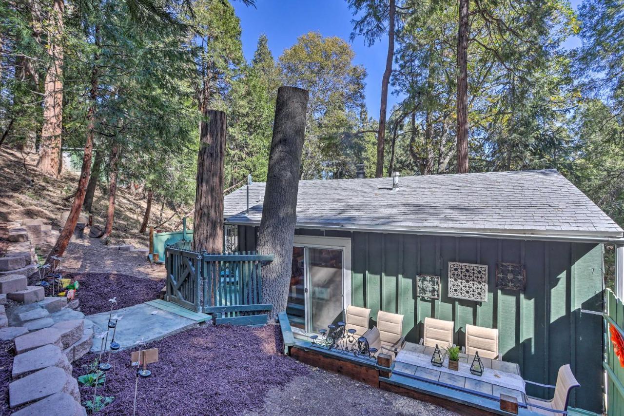 Boho Crestline Cabin, 1 Mile To Lake Gregory! Exterior foto